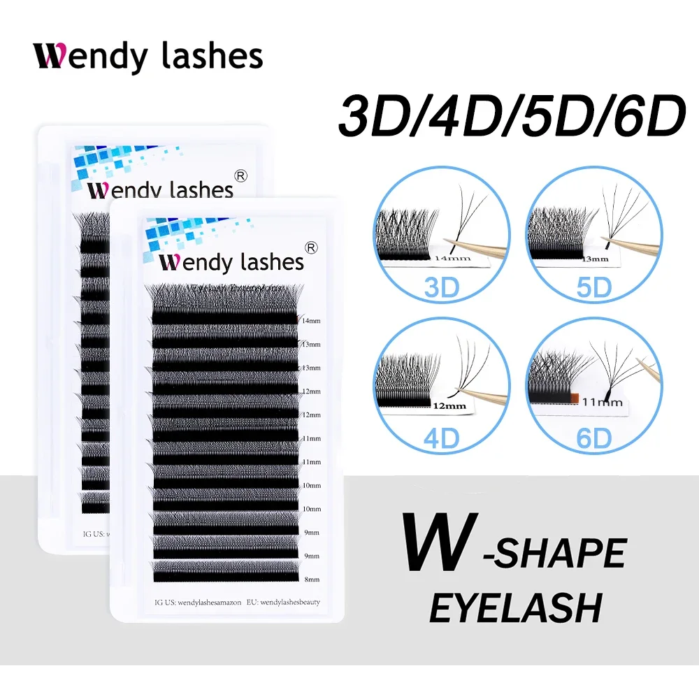 Eyelash Extension Logo - Wendy Lashes W Shape Supplies Cilios