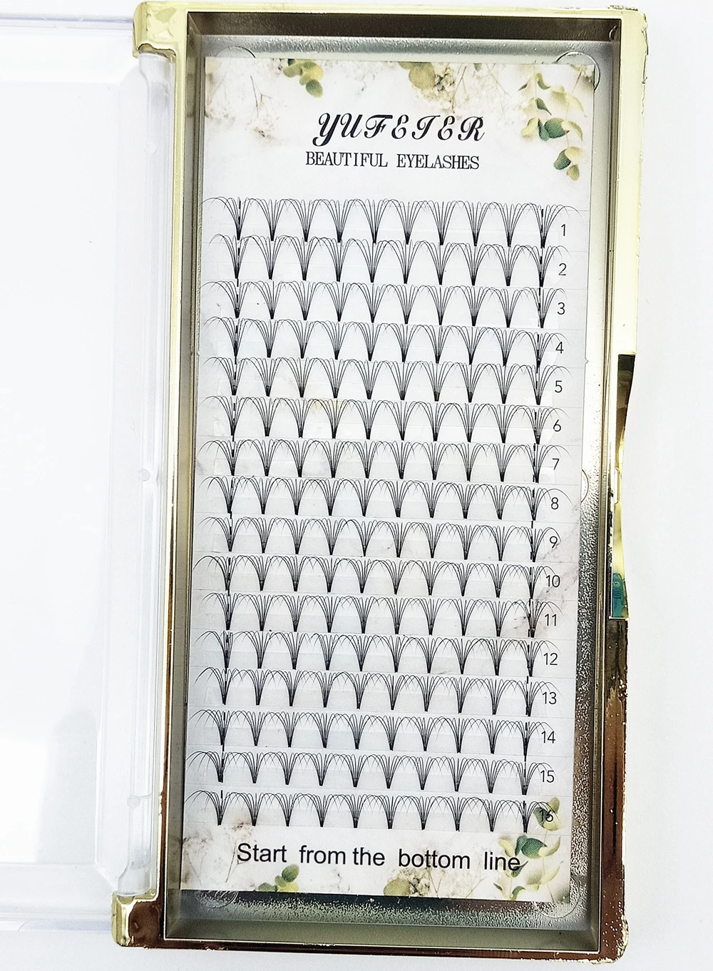 Eyelash Extension Russian - HBZGTLAD 16 Lines Premade Volume Fans