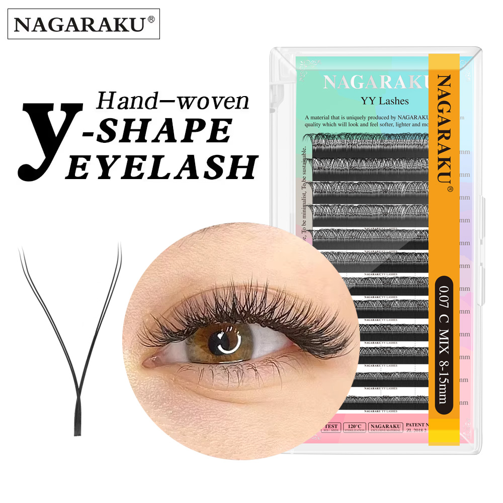 NAGARAKU YY Shape Hand Woven P - Eyelash Extension Logo review and price