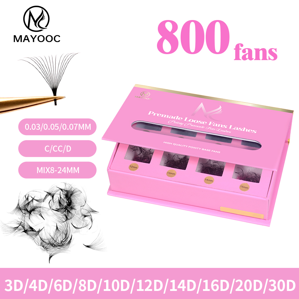 MAYOOC 800Fans Loose Fan Lashe - Eyelash Extension Logo review and price