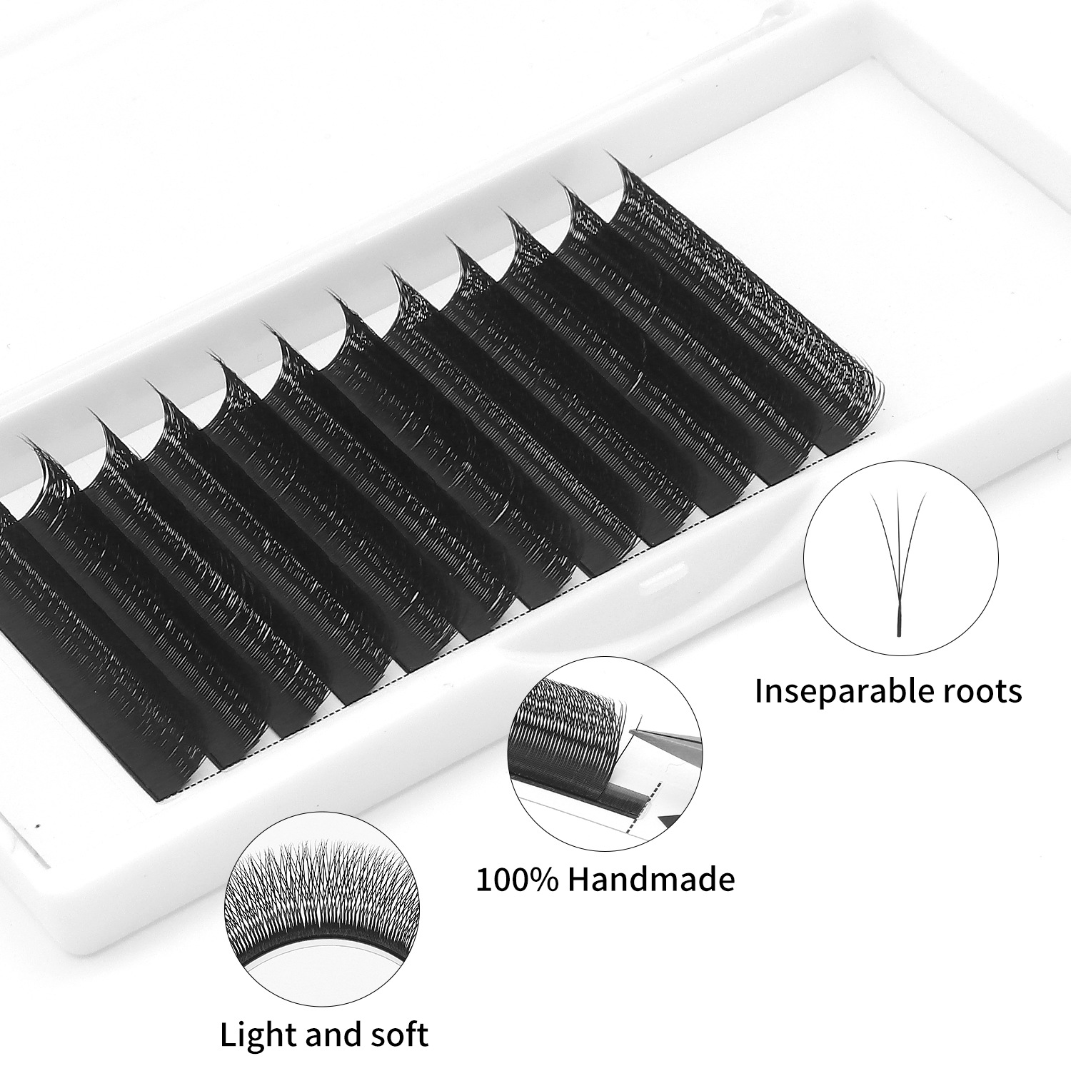 Wholesale 3D 4D 5D W-Shaped Ey - Eyelash Extension Logo review and price