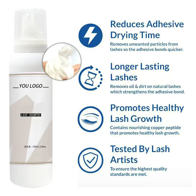 Custom Whipped Lash Cream Sham - Eyelash Extension Logo review and price
