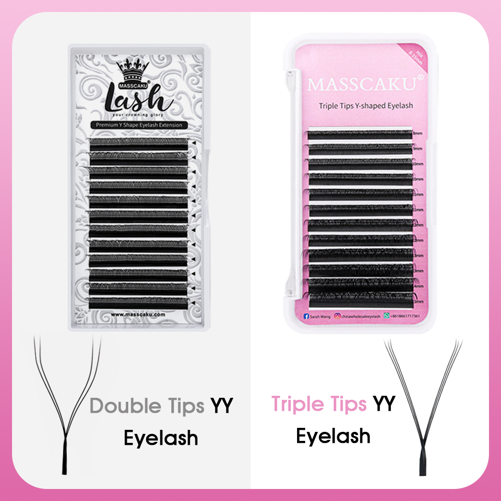 Hot Selling Masscaku YY Shape  - Eyelash Extension Yy review and price