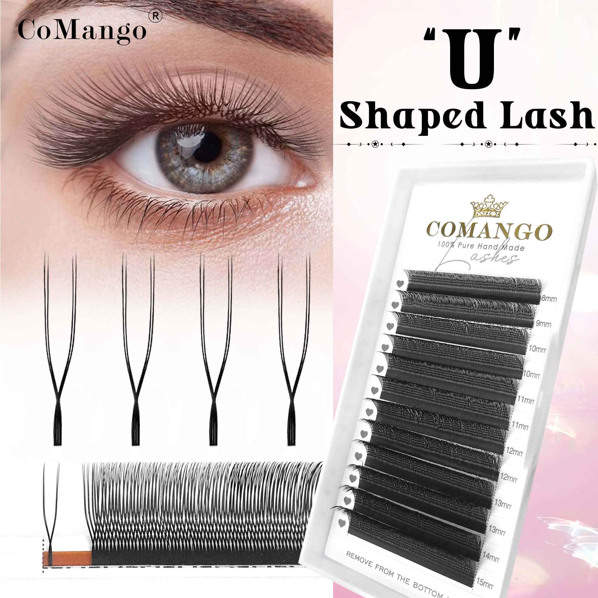 CoMango U Shaped Parallel Flow - Eyelash Extension Yy review and price
