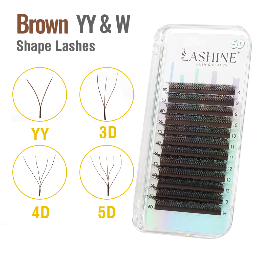 LASHINE Brown YY/3D/4D/5D W Sh - Eyelash Extension Yy review and price