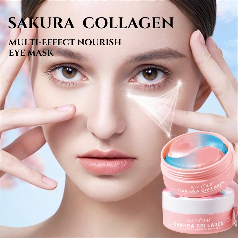 60Pcs Sakura Collagen Multi-Ef - Eye Pad Collagen review and price